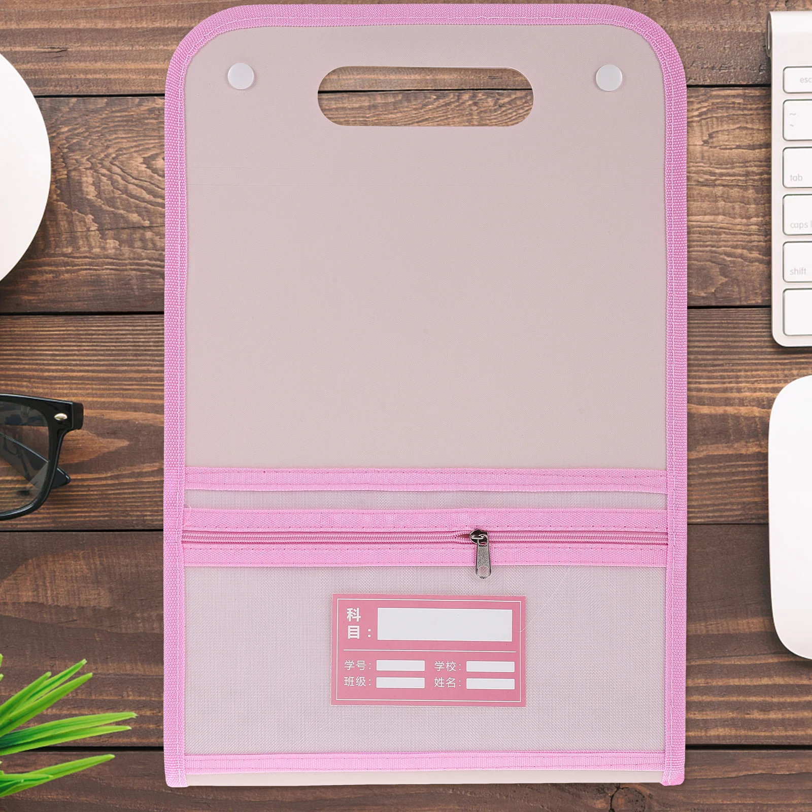 แฟ้มจัดระเบียบเอกสารแบบพกพา ทำจากอลูมิเนียมอัลลอยด์ มีช่องใส่เอกสารหลายช่อง ขยายได้ สำหรับใส่เอกสาร ใบเสร็จ นามบัตร