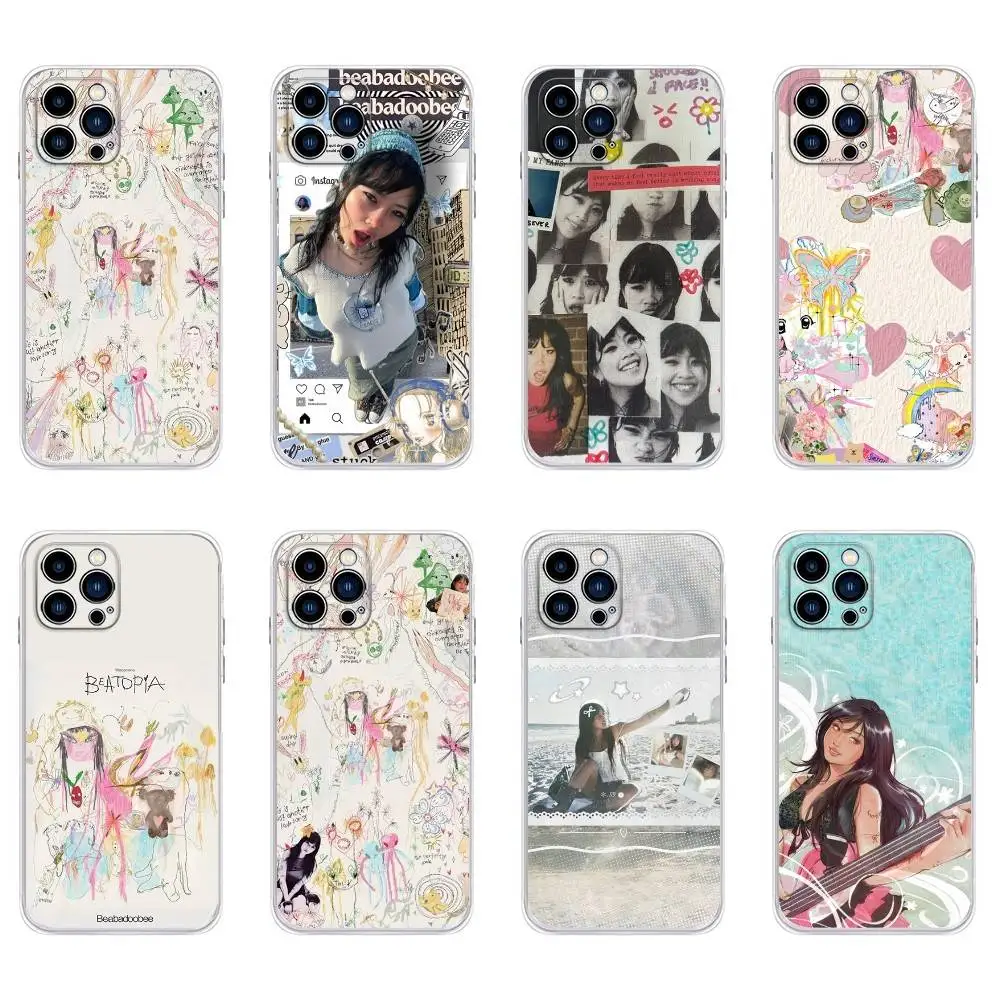 beabadoobee Beatopia Phone Case For iPhone 16,15,14,13,12,11 Plus,Pro,Max,XR,XS,Plus,E,Mini Transparent Soft Cover