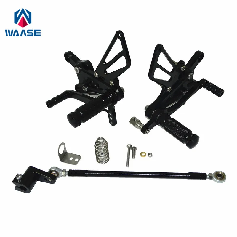 

waase CBR 600 F4i Rider Racing Rearset Rear Sets Footrests Foot Rest Pegs For Honda CBR600F4i 2001 2002 2003 2004 2005 2006 2007
