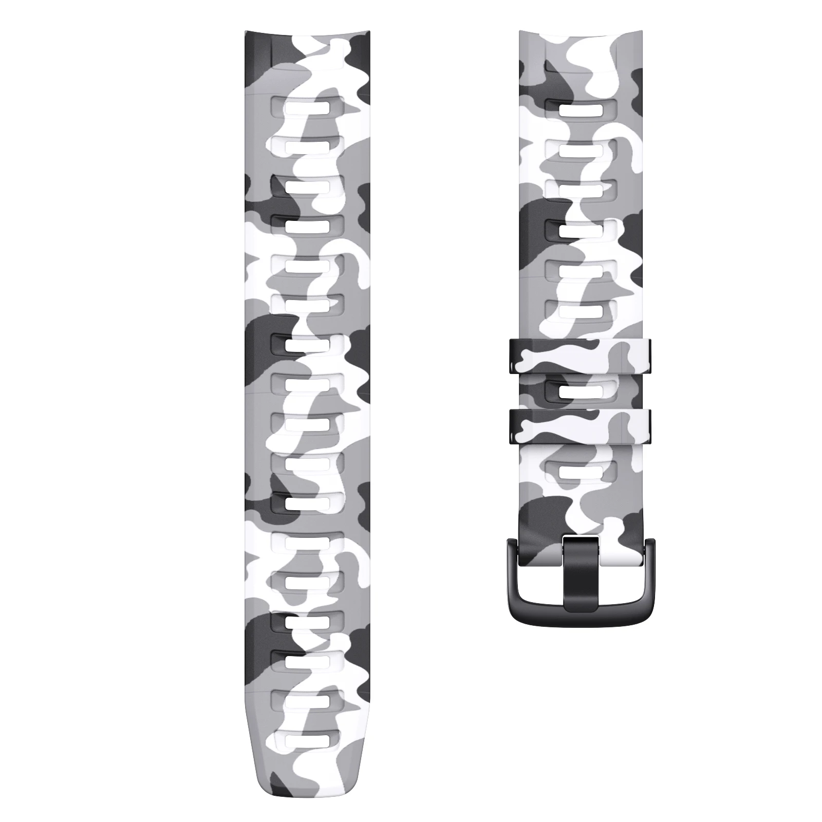 Камуфляжный силиконовый ремешок 22 мм для Garmin Instinct 2, сменный ремешок для часов для Instinct 1/Esports/Solar Band, браслет