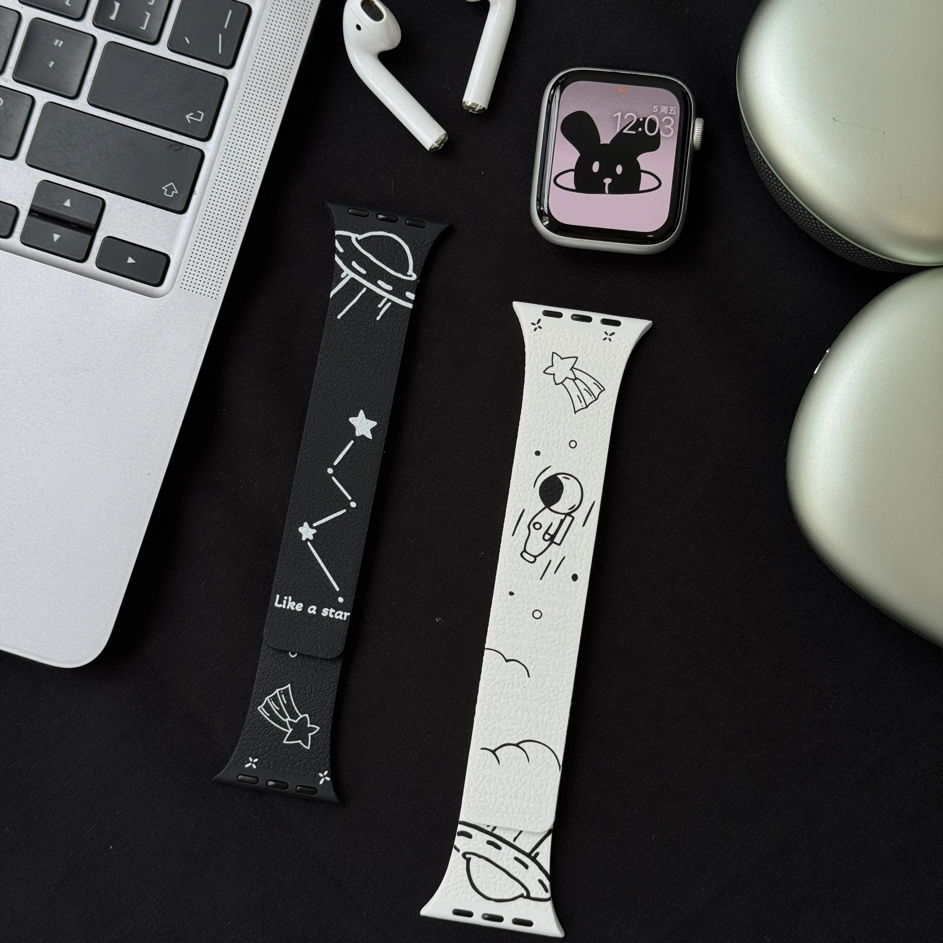 ل HK11 برو ماكس الرياضة المغناطيسي الهزلي سيليكون العصابات HK10 الترا 3 SmartWatch HK9 ultra2 HK11 Mini + hk8 سوار حزام مقاوم للماء