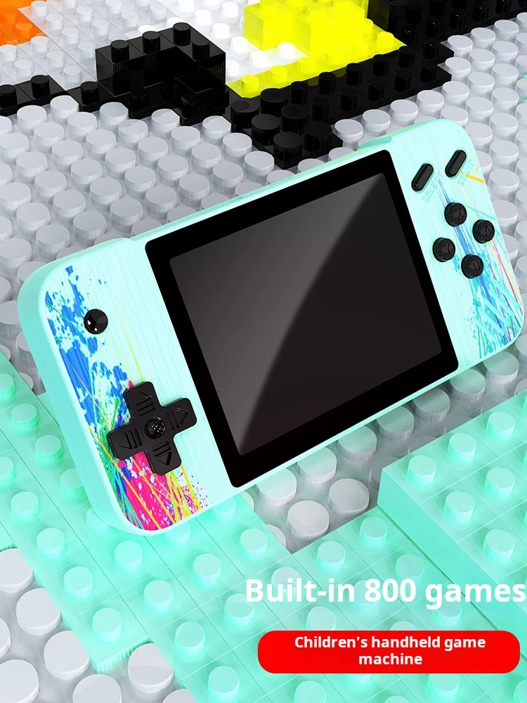 G3 Портативные игровые плееры Ретро Портативная игровая консоль 3,5-дюймовый ЖК-экран AV-выход 800 игр 1200 мАч Подарок для детей и взрослых