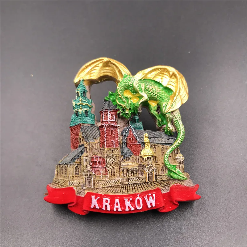 3D Hungary Dubai Thailand Poland Egypt Italy Australia Germany Spain Belgium Resin Refrigerator Magnet National Tourist Souvenir