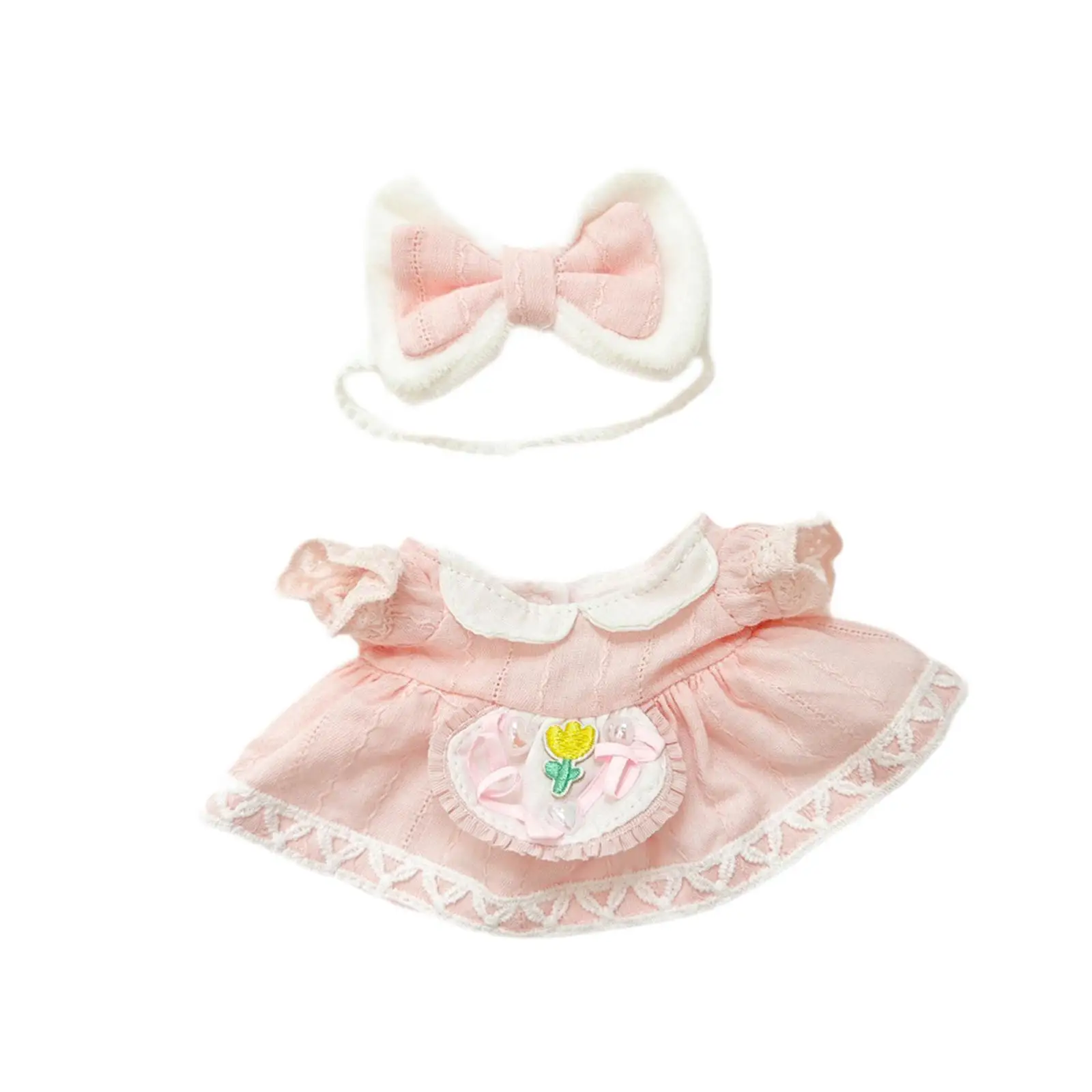 Mini 15cm Doll Dress Cosplay Lovely Cute Doll Clothes for 17cm Pendant Dolls Little Girls Gift Pretend Play Toy Scene Photo Prop