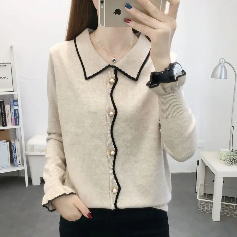 

2023 New Autumn and winter Cashmere cardigan Sweater women Comfortable cardigan Fashion Long-Sleeved Cardigan Top