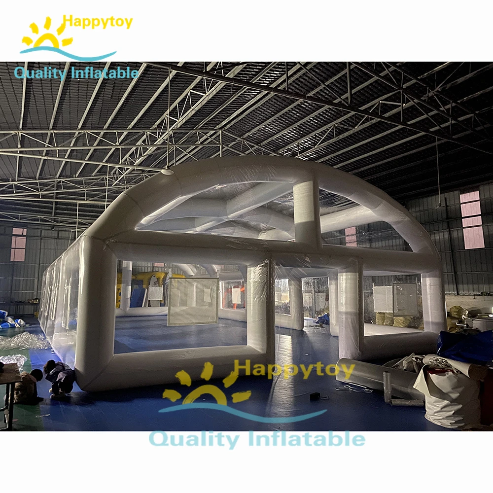 One Time Inflatable Air Structure Tent For Winter Swimming Pools Cover Dome