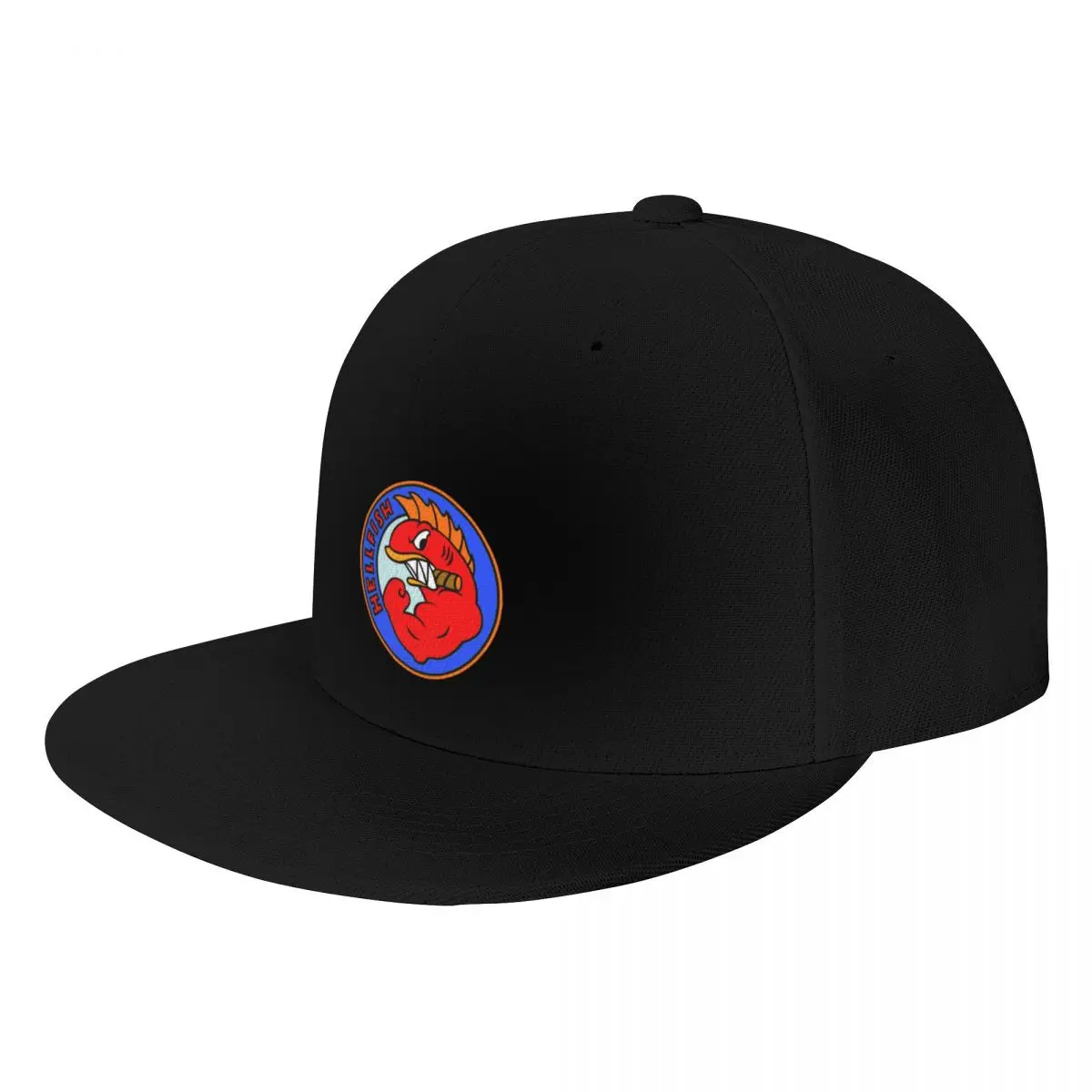 The Fighting Hellfish Logo Red and Blue Baseball Cap dad hat Sports Cap Girl Men's