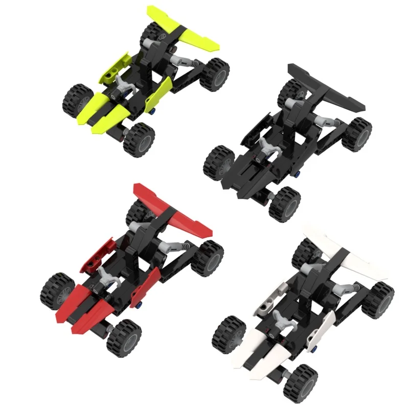 

Мини-багги с дюнами, строительный блок, амортизирующая сборная модель с мелкими частицами, игрушечный автомобиль, MOC орнамент для мальчиков, сделай сам, 60 шт. (упаковка деталей)