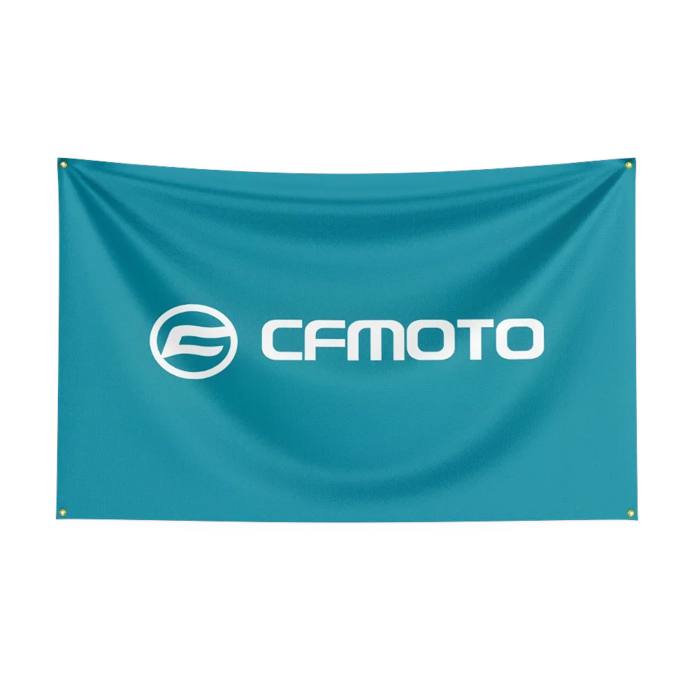 Motorcycle Flag for C-CF-MO-TO Fans Banner Custom fan collection any Image wrinkle resistant storefront basement tapestry