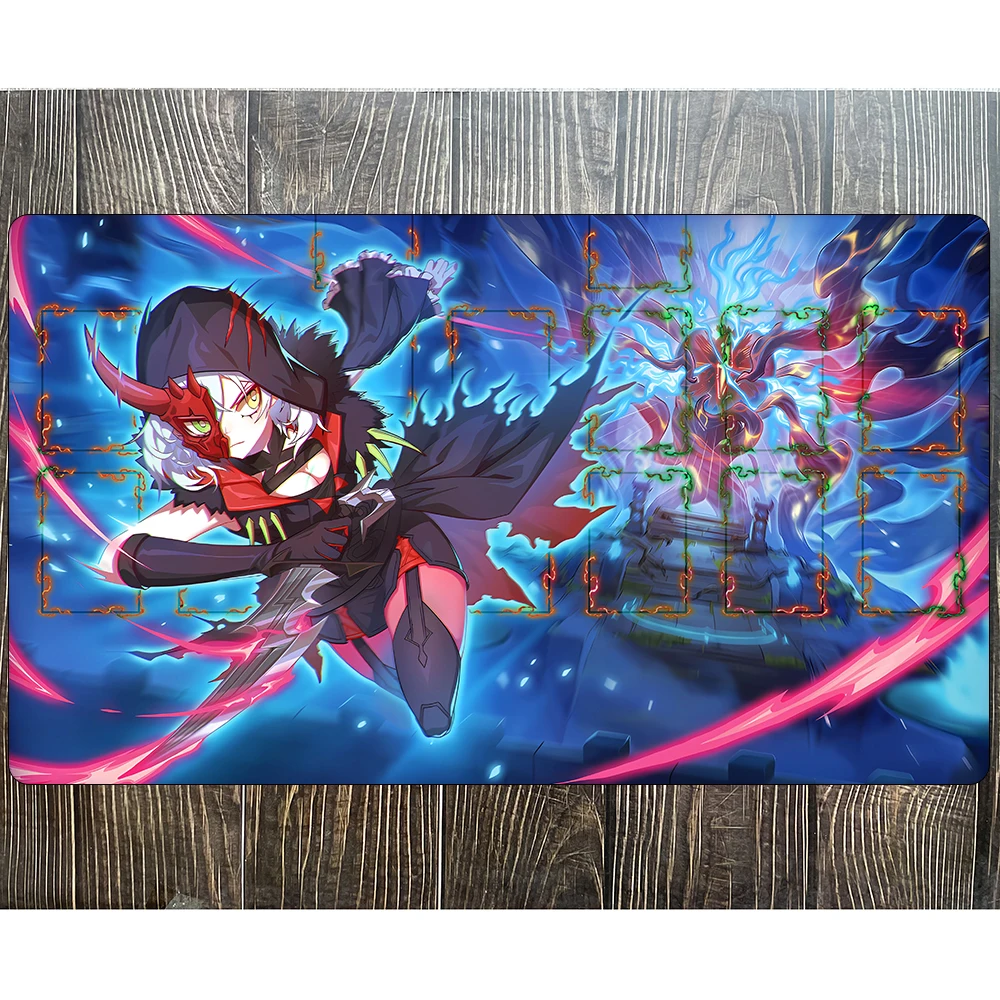 

Yu-Gi-Oh Diabellestarr the Dark Witch Playmat TCG Pad YGO Mat TCG Yugioh Mat-54