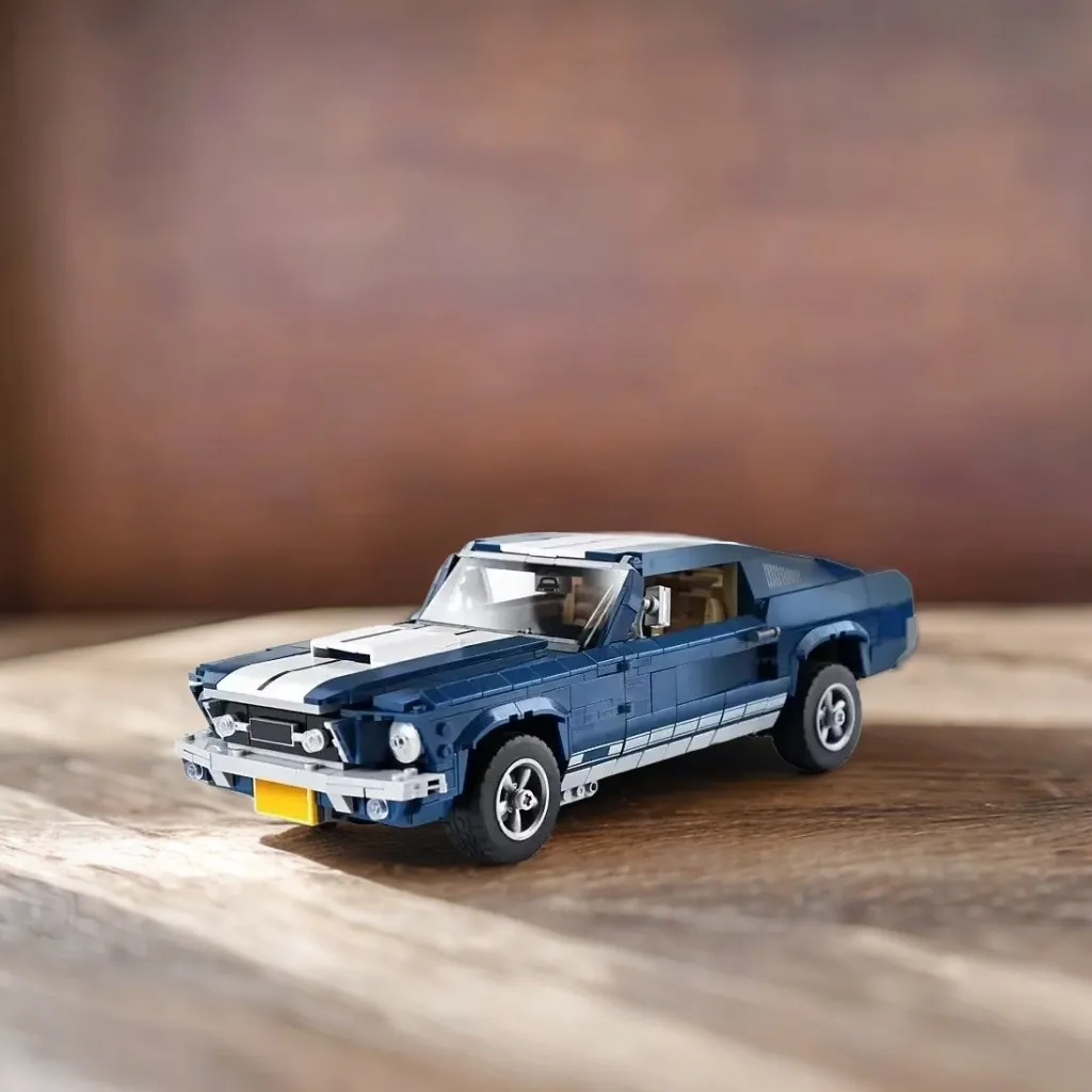 1471PCS Ford Mustang Sports Racing Kreative Modell Bausteine DIY Spielzeug Junge Geburtstag Geschenk