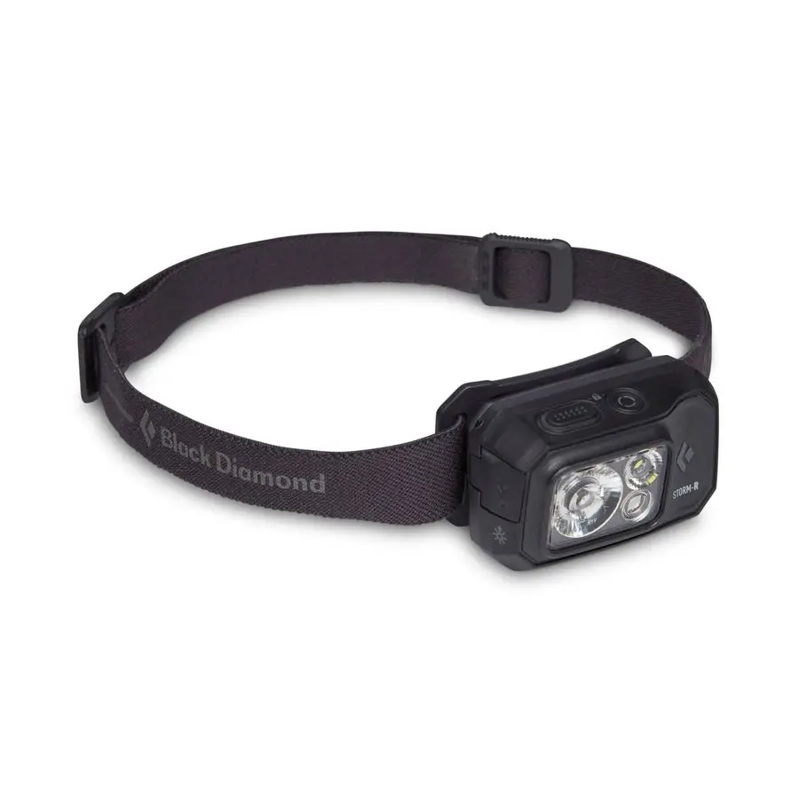 

BLACK DIAMOND Storm 500R Rechargeable Headlamp 500 Lumens Brightness Waterproof MicroUSB Charging Black