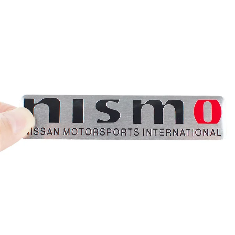 Aluminum Alloy Emblem Sticker for Nissan Nismo Tiida Xterra Altima Juke Note Navara Leaf Qashqai Xtrail Almera T31 Decoration