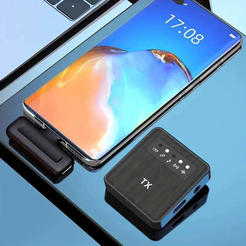 X1 نظام ميكروفون لاسلكي Lavalier، ميكروفون تسجيل صوتي وفيديو لهاتف iPhone Android والهواتف المحمولة والكمبيوتر المحمول والكمبيوتر المباشر