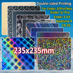Build Plate Smooth PEO PET Double Sided Print PEI Sheet for Elegoo Neptune 4, Neptune 3 Pro, Ender 3 Upgrade CR20 Ender 5 Pro