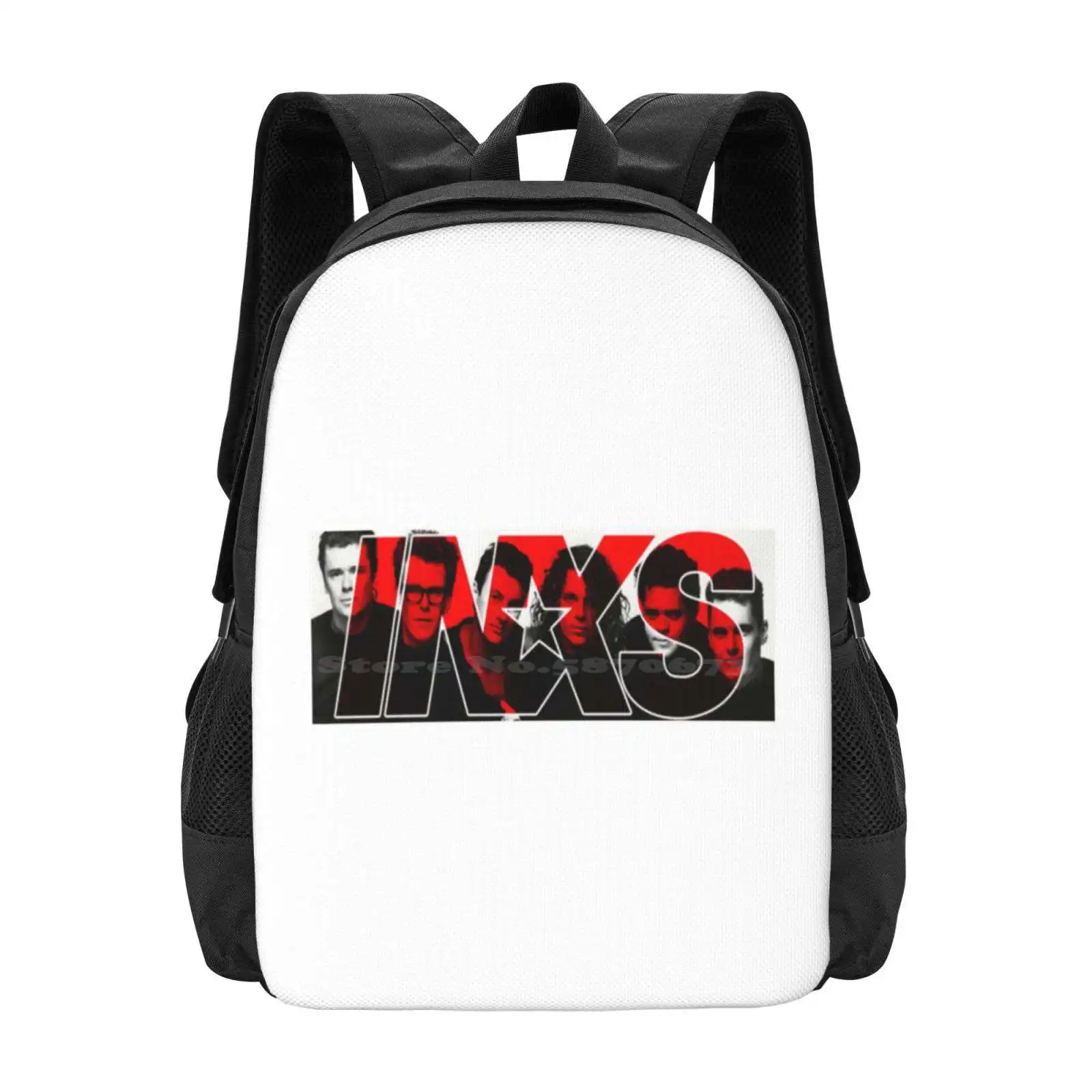 Inxs Hot Sale Schoolbag Backpack Fashion Bags Inxs Band Logo The Farriss Brothers Garry Gary Beers Andrew Farriss Jon Farriss