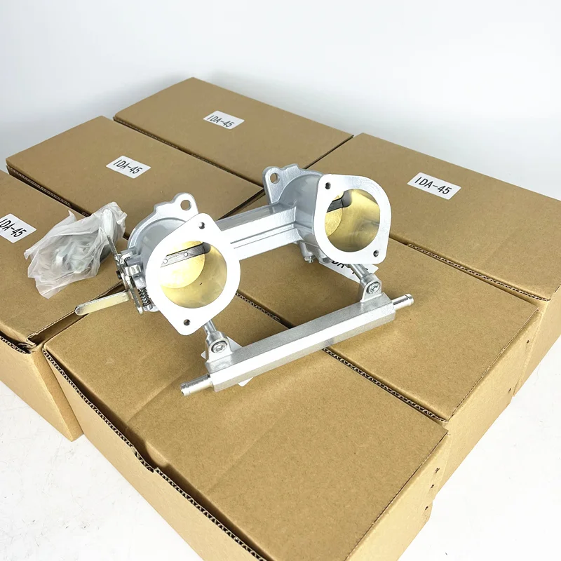 6pcs 40/42/45/48/50 IDA TBS Throttle Bodies For Jenvey IDA Carb 84mm Tall Rep. Weber & Dellorto W Fuel Rail New