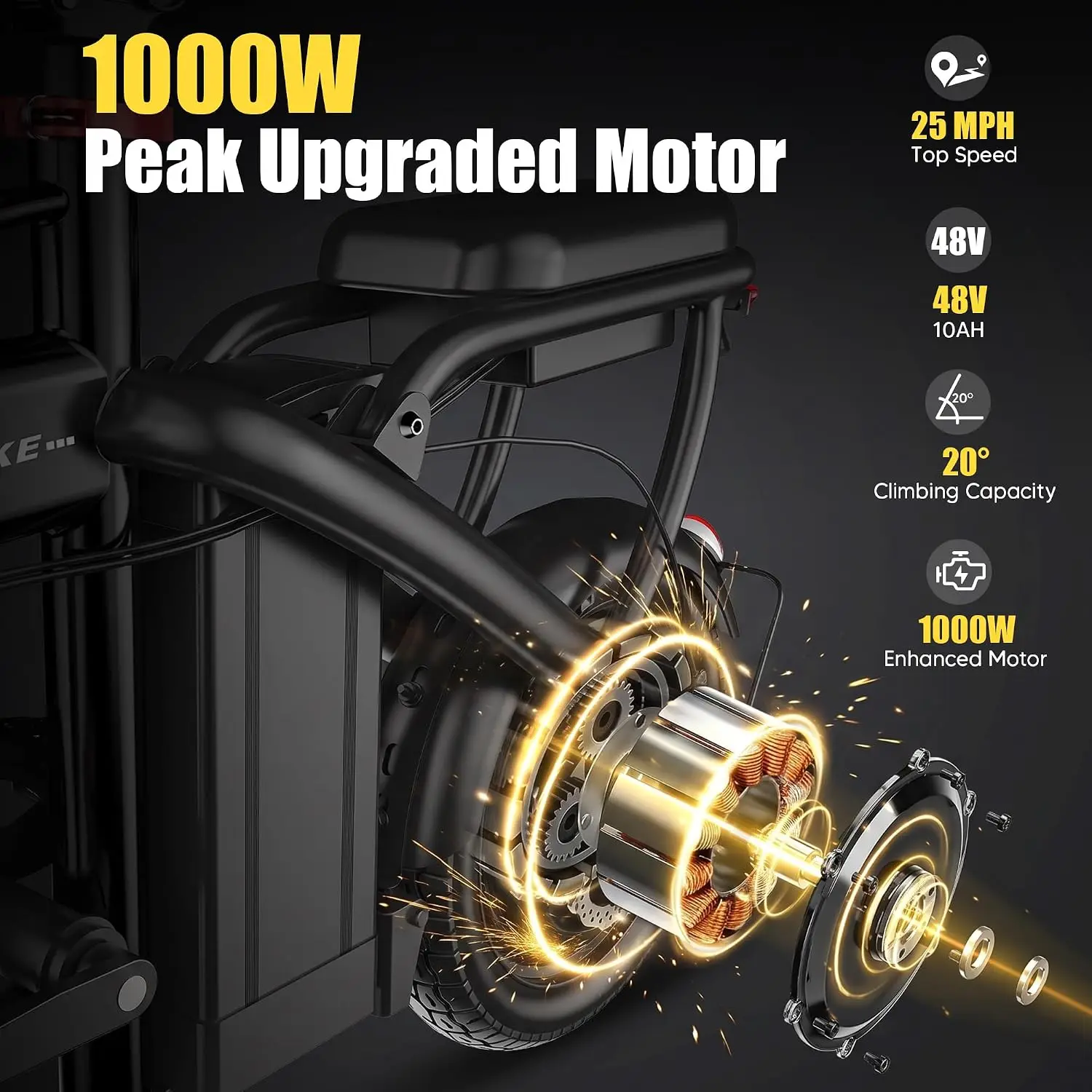 Folding Electric Bike Adults 14