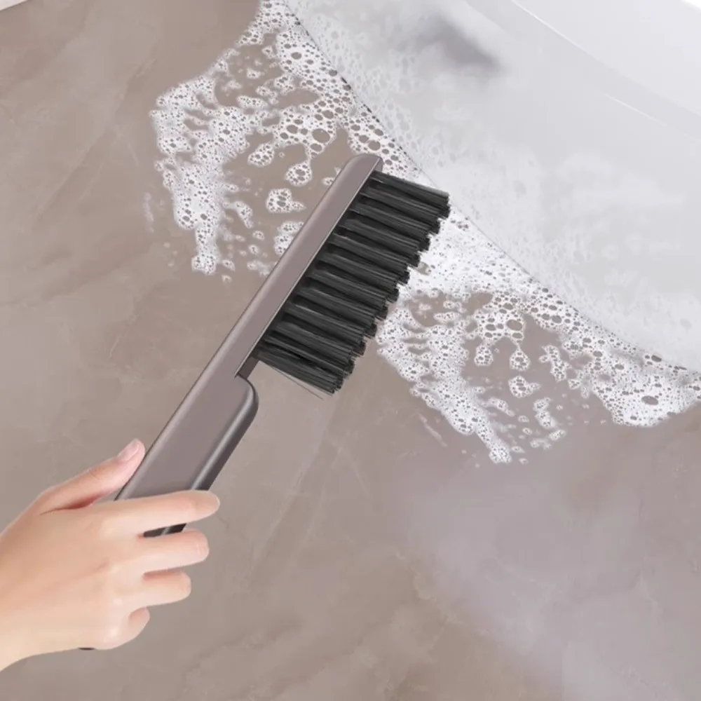 

Крепление на присоске Держатель для туалетной щетки Экономия места с контейнером Вертикальная щетка для унитаза Без конструкции сверла Щетка для чистки унитаза