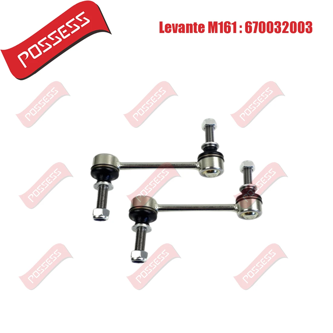 A Pair of Front Axle Sway Bar End Stabilizer Link Ball Joint For Maserati Levante M161 2016-/,OE 670032003 L=R