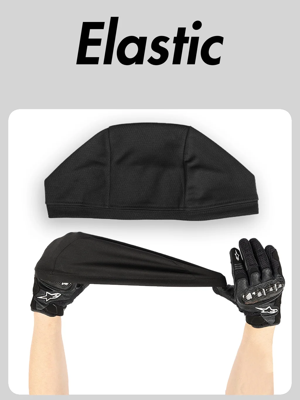 Mesh-Helm-Innenfutter, absorbiert Schweiß, schnell trocknend, Lauf-Sportkappe für Biker – Detail 2