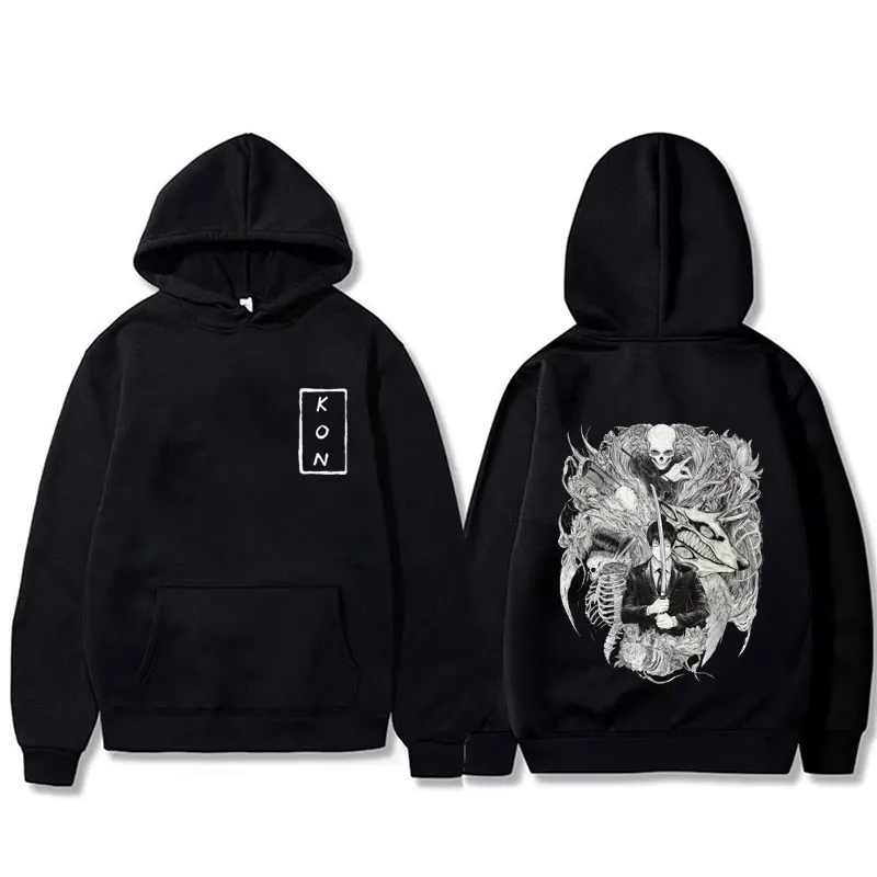 

Anime Chainsaw Man Hayakawa Aki Fox Devil Kon Skeleton Graphic Hoodie Men Women Cartoon Oversized Pullover Male Vintage Hoodies