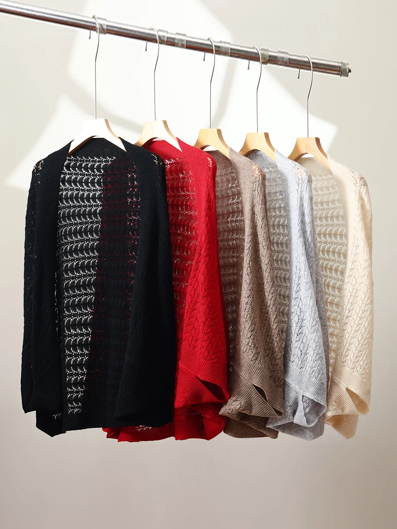 pure-camere-oulder-wrap-women's-multi-functional-knitted-hollow-out-loose-outerwear-high-end-autumn-winter-scarf