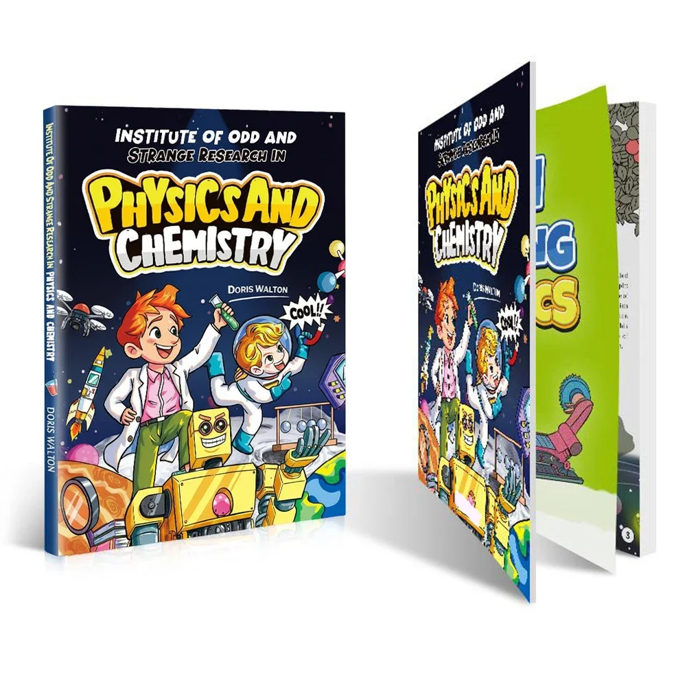 Physics & Chemistry Comic Book for Kids: Fun STEM Easy Science Guide with Simple Explanations, Real-Life Examples, Experiments
