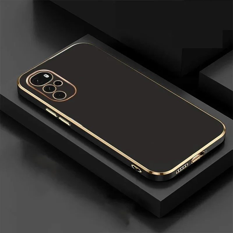 Luxury Plating Case For Motorola Moto G84 G82 G23 G73 G32 G52 G60 G50 G30 G22 G32 G20 G10 E13 E20 E22 E32 Silicone Phone Cover