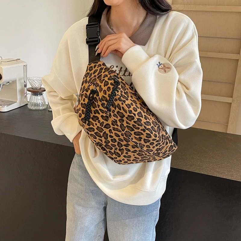 バッグ BAA LEOPARD SPECIFICATIONS WAIST BAG Custine the waist bag - Recycled cotton Leopard – Rivedroite Paris US