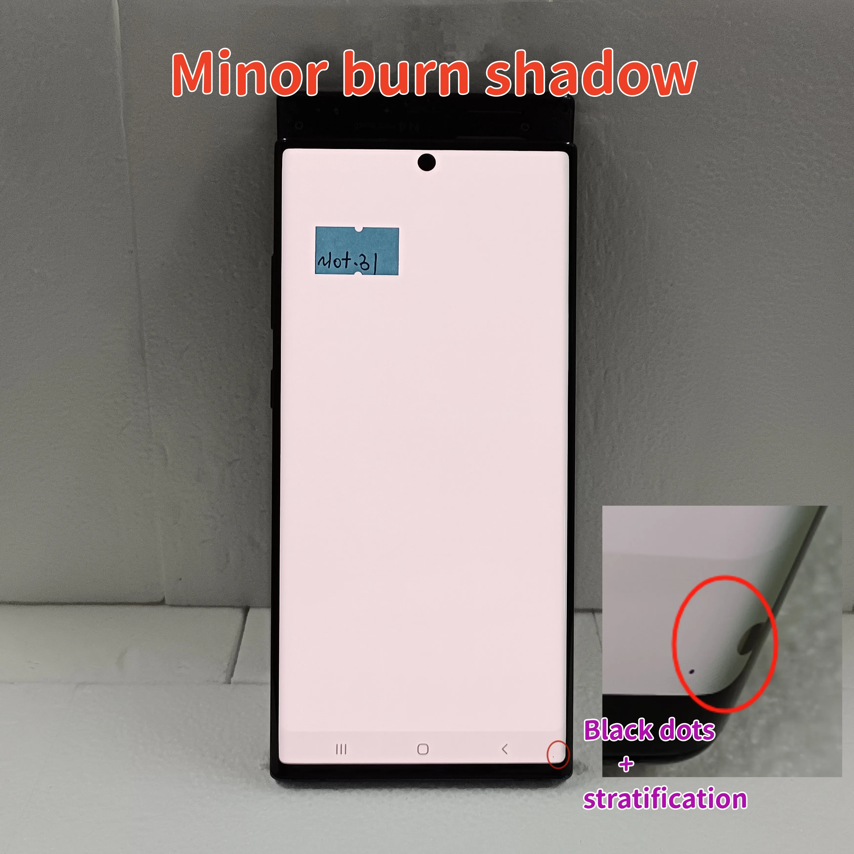 100% Test AMOLED Note10+ Lcd For Samsung Galaxy Note 10 Plus N975 N9750 Display Touch Digitizer Assembly 5g N976b With Defects