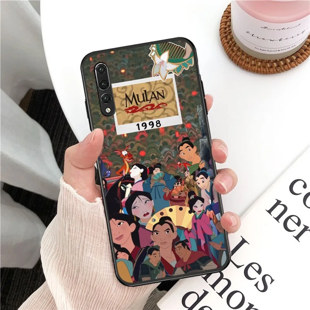 Disney Princess Mulan Phone Case For Huawei P 8 9 10 20 30 40 50 Pro Lite Psmart Honor 10 Lite 70 Mate 20lite