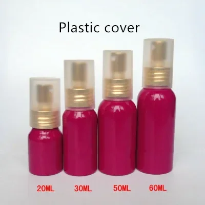 

10pcs/lot 20 - 300ml Spray Bottle Empty Refillable Perfume Bottle Rose Red Atomizer Perfume Aluminum High Capacity