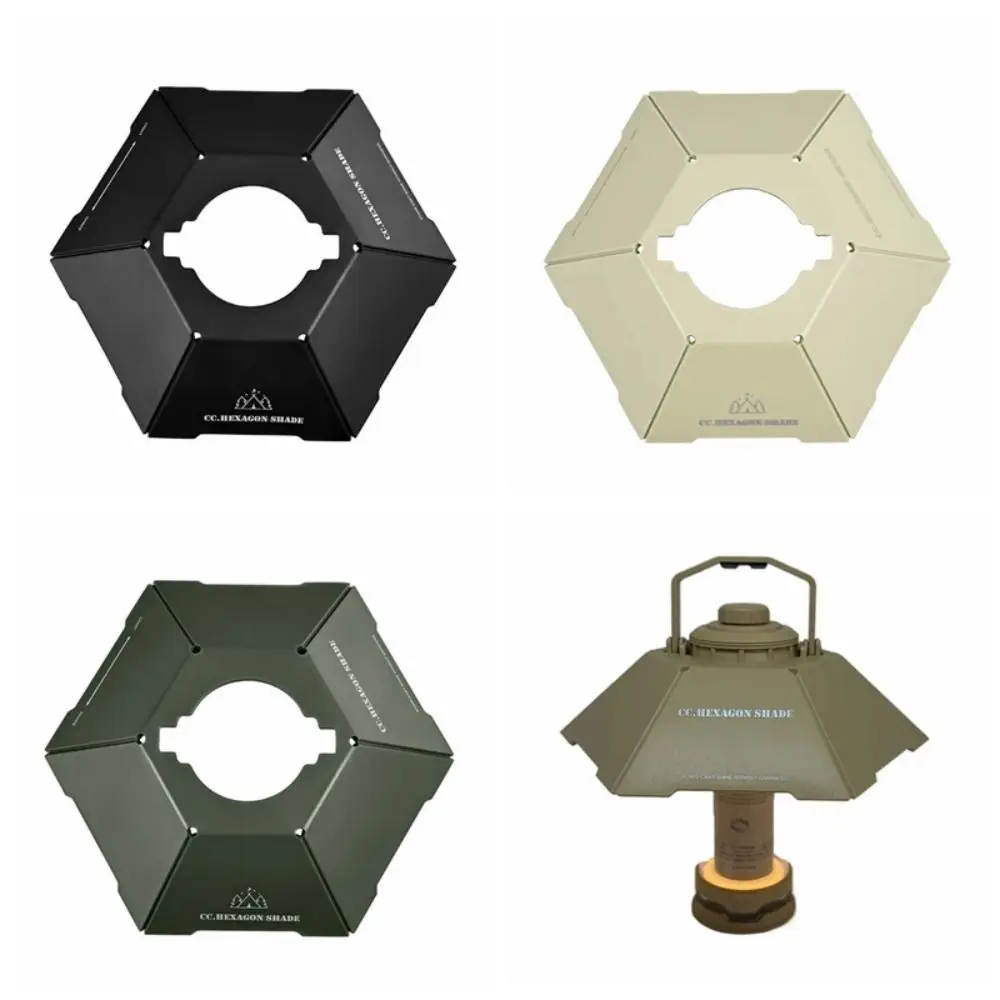 Durable Hexagon Camping Lantern Lampshade Decorative Waterproof Tent Lantern Lamps Shade Bowl Shaped Multifunctional Atmosphere