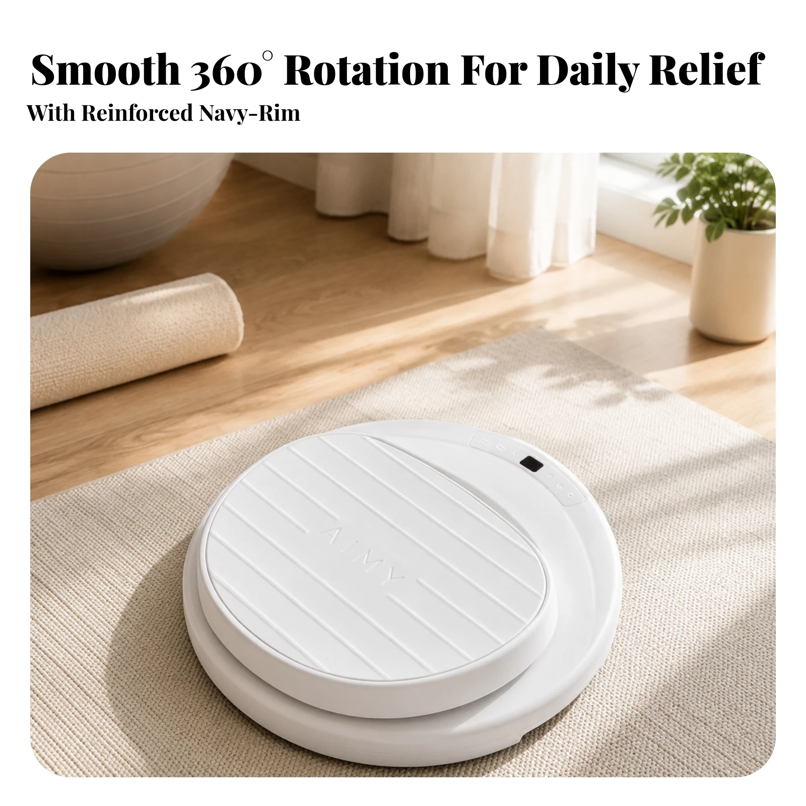 Waist Twisting Machine Stable Waist Rotator Machine Automatic Twisting Disc Strong Exercise Platform Reliable for Office Workers