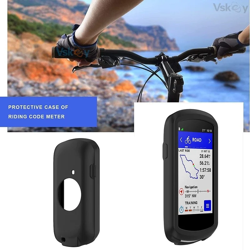 Housse de protection pour ordinateur de vélo Garmin Edge 1040 GPS, coque en silicone souple résistante aux chocs