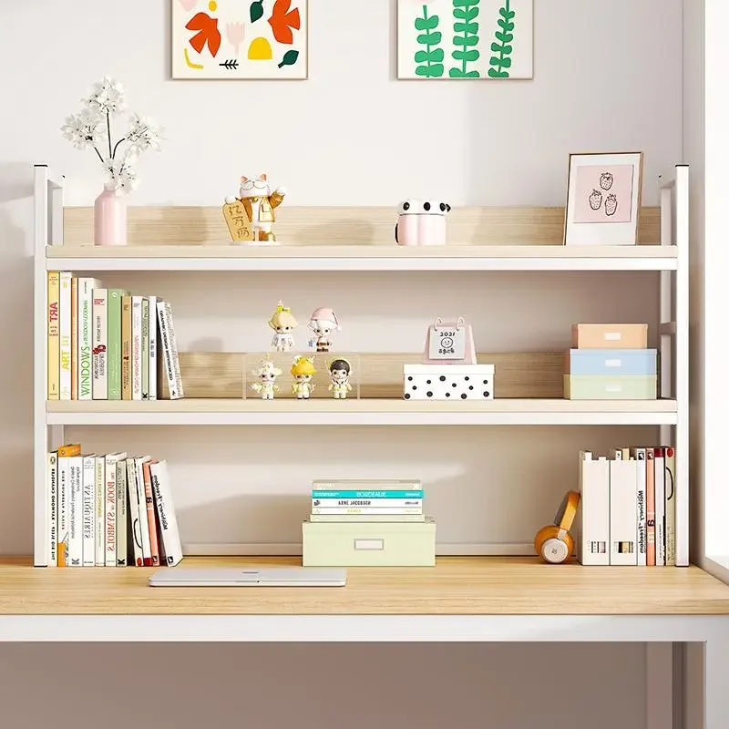 Multi-layer simple cabinet, bookshelf, storage table, household storage rack, student desk