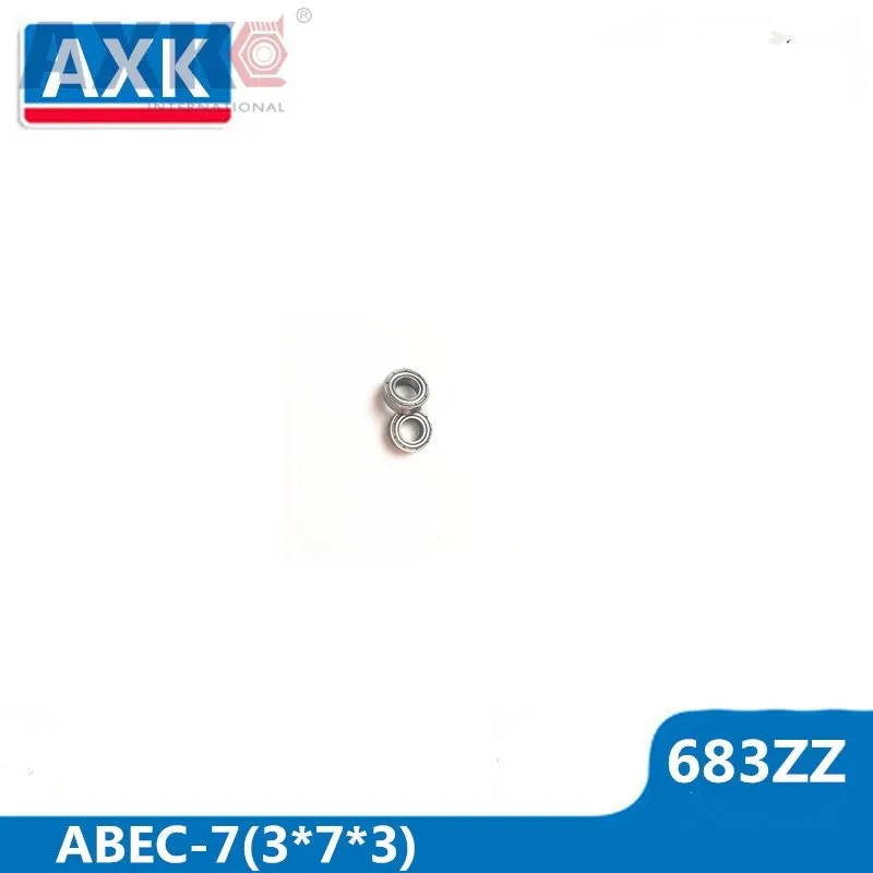 AXK 683ZZ ABEC-7 (100PCS)  3x7x3MM High Quality Miniature Ball Bearings 618/3ZZ