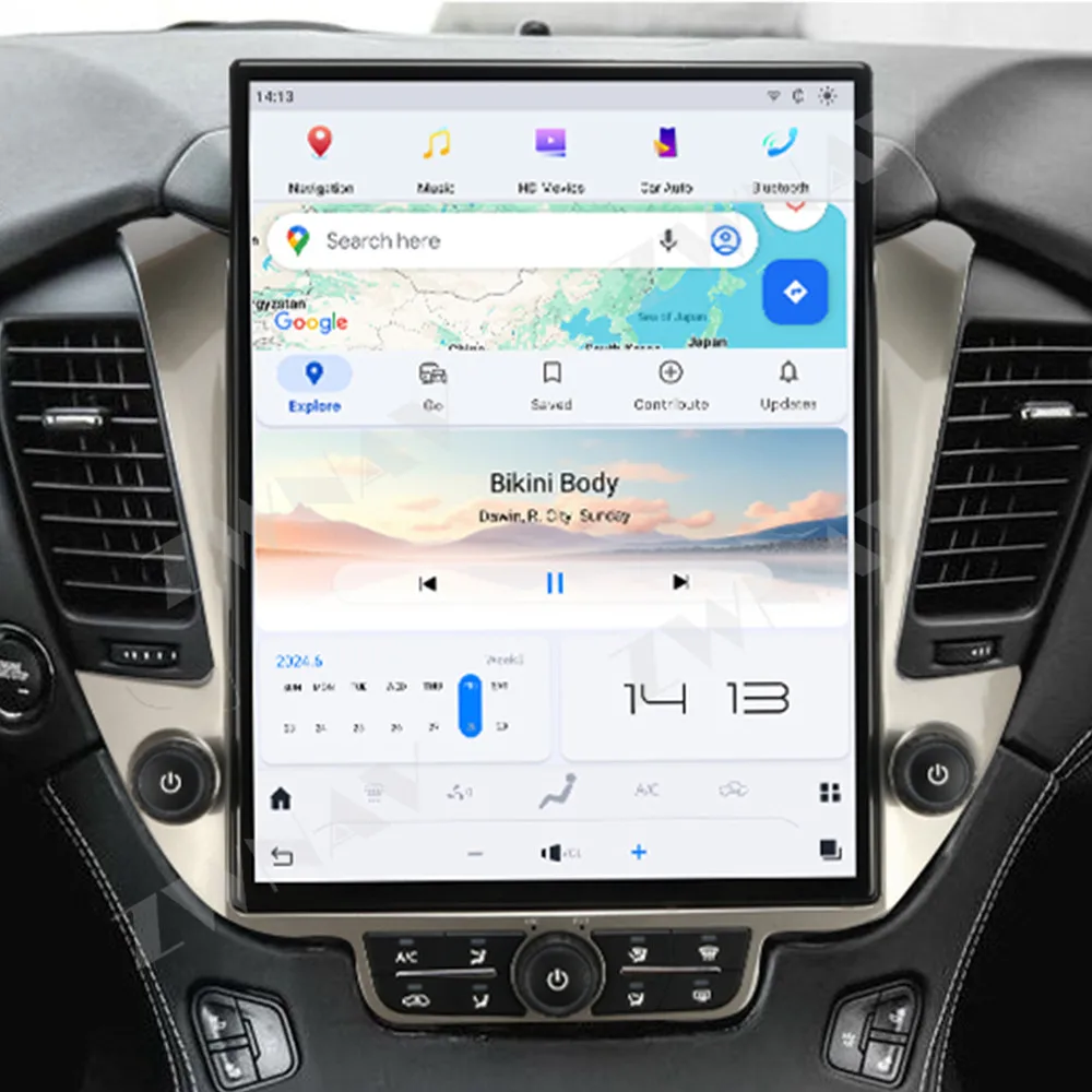 

Car Accessories CarPlay Car Radio For GMC Yukon/ChevroletSuburban/Tahoe 14-20 GPS Navigation Stereo Multimedia Player Head Unit