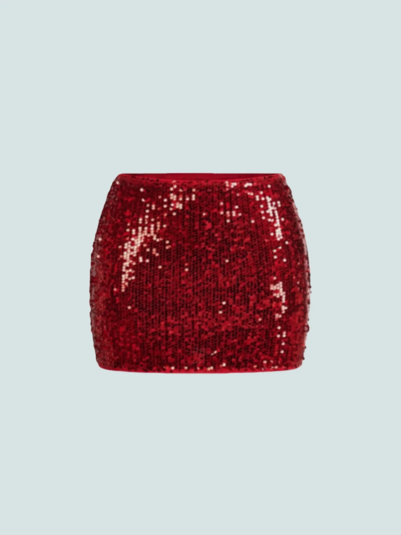 Damen Pailletten-Minirock mit elastischem Bund, schmal geschnitten, figurbetont, kurzer Rock, glitzernd, für Party, Club, Nacht, sexy, Y2K, Basic-Rock – Detail 15