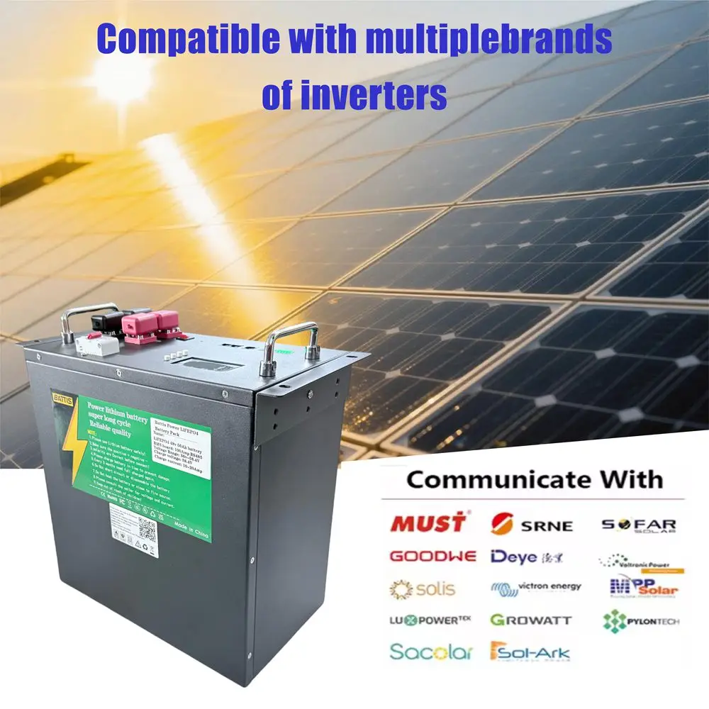 

24V/48V 50-300Ah Lifepo4 Battery 2-14KW for PV Household Energy Storage Inverter