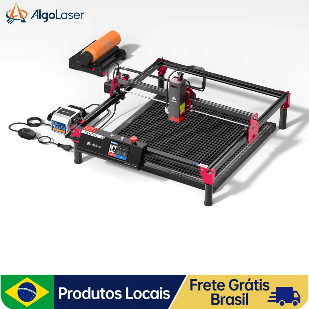 

AlgoLaser DIY KIT MK2 10W AlgoOS Laser Engraver DIY Precision 12000 RPM with Limit Switch Multi-Functional Gift Engraving Tool