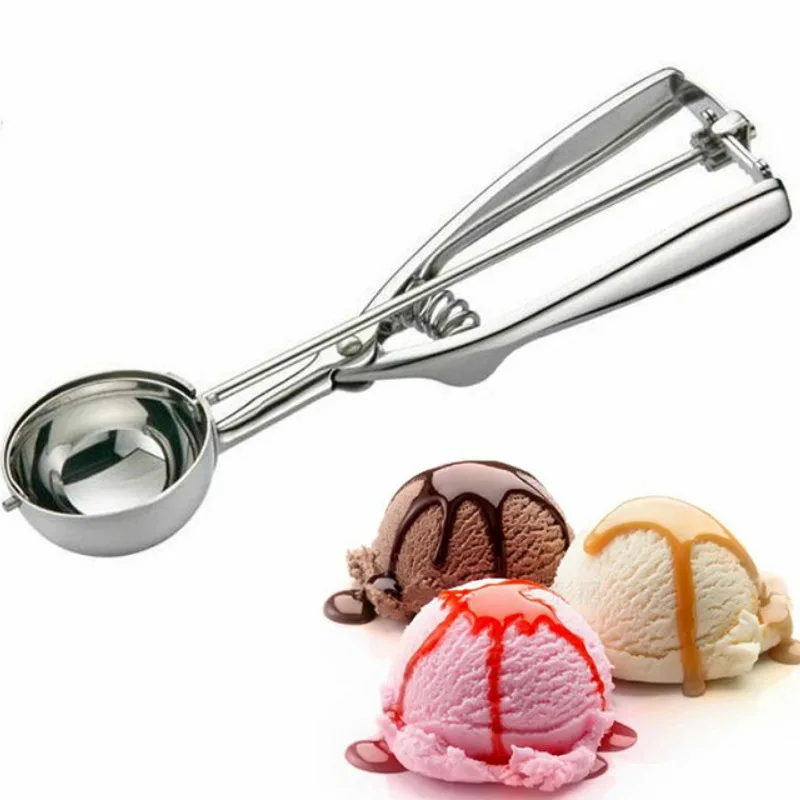 Multi-style Stainless Steel Ice Cream Scoop Ball Digger Handmade Ice Cube Mold Easy Demoulding Kitchen Accessories ice tray mold