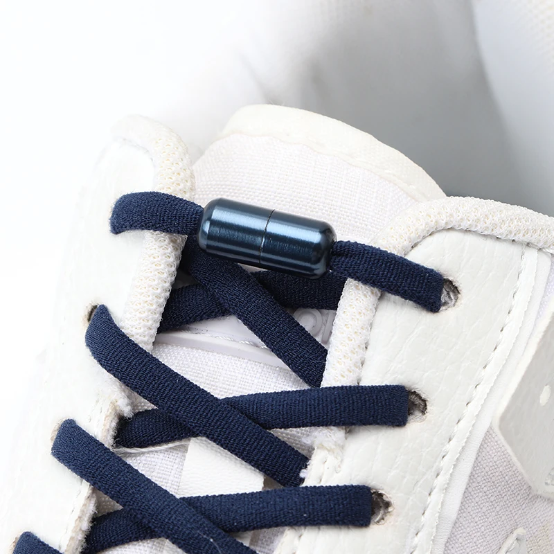 Elastische Keine Krawatte Schnürsenkel Halbkreis Schnürsenkel Für Kinder und Erwachsene Sneakers Schnürsenkel Schnell Faul Metall Lock Schnürsenkel Schuh Saiten