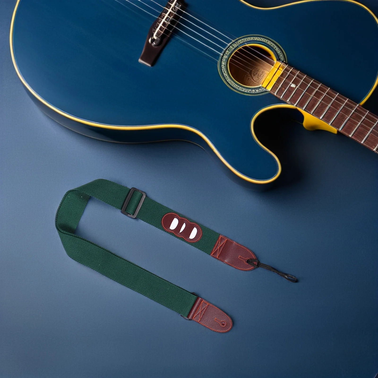 

2 Pcs Acoustic Guitar Accessories Belt Decor Instrument Strap Decorative Shoulder Bass Straps