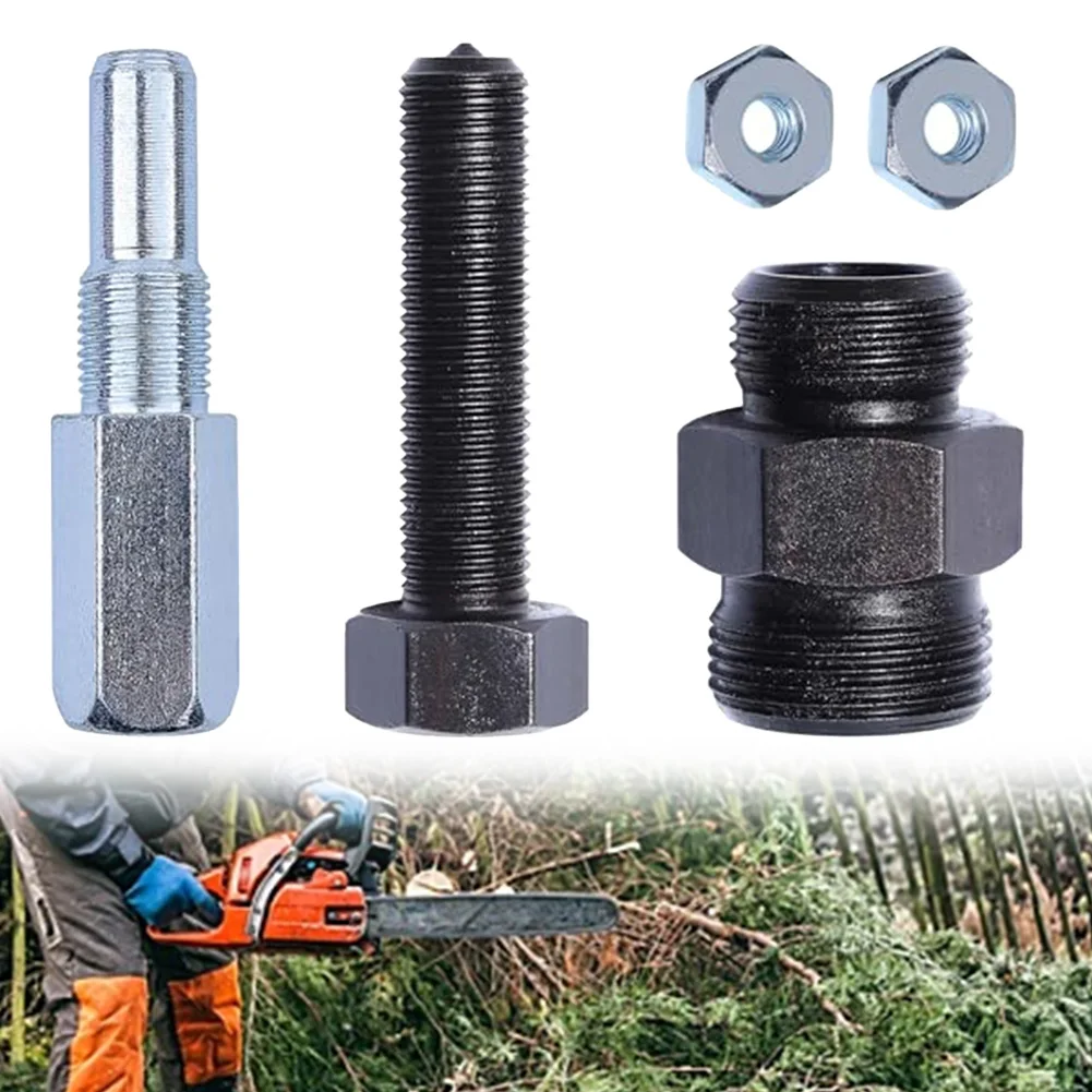 

Chain Saw Maintenance Tool Manual Flywheel Removal Tool 7*5*5cm Chain Saw Tool Kit Dual Thread Sizes 22mm 26mm