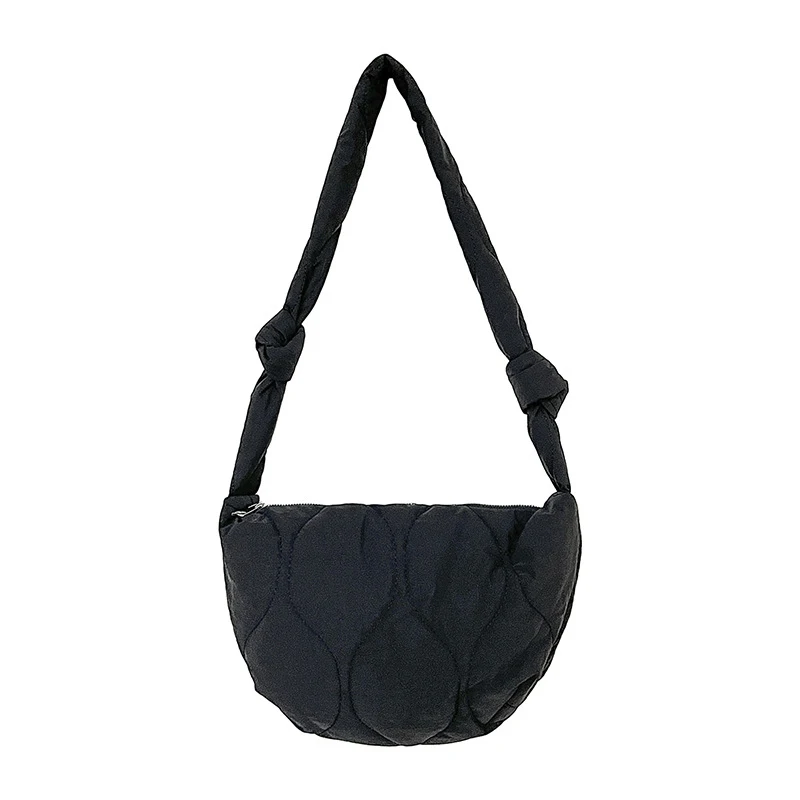 

Single Women Shoulder Bag 2022 Restoring Ancient Ways Is The New Winter Fashion Alar Inclined Nylon Dumplings Bag, Leisure Bag