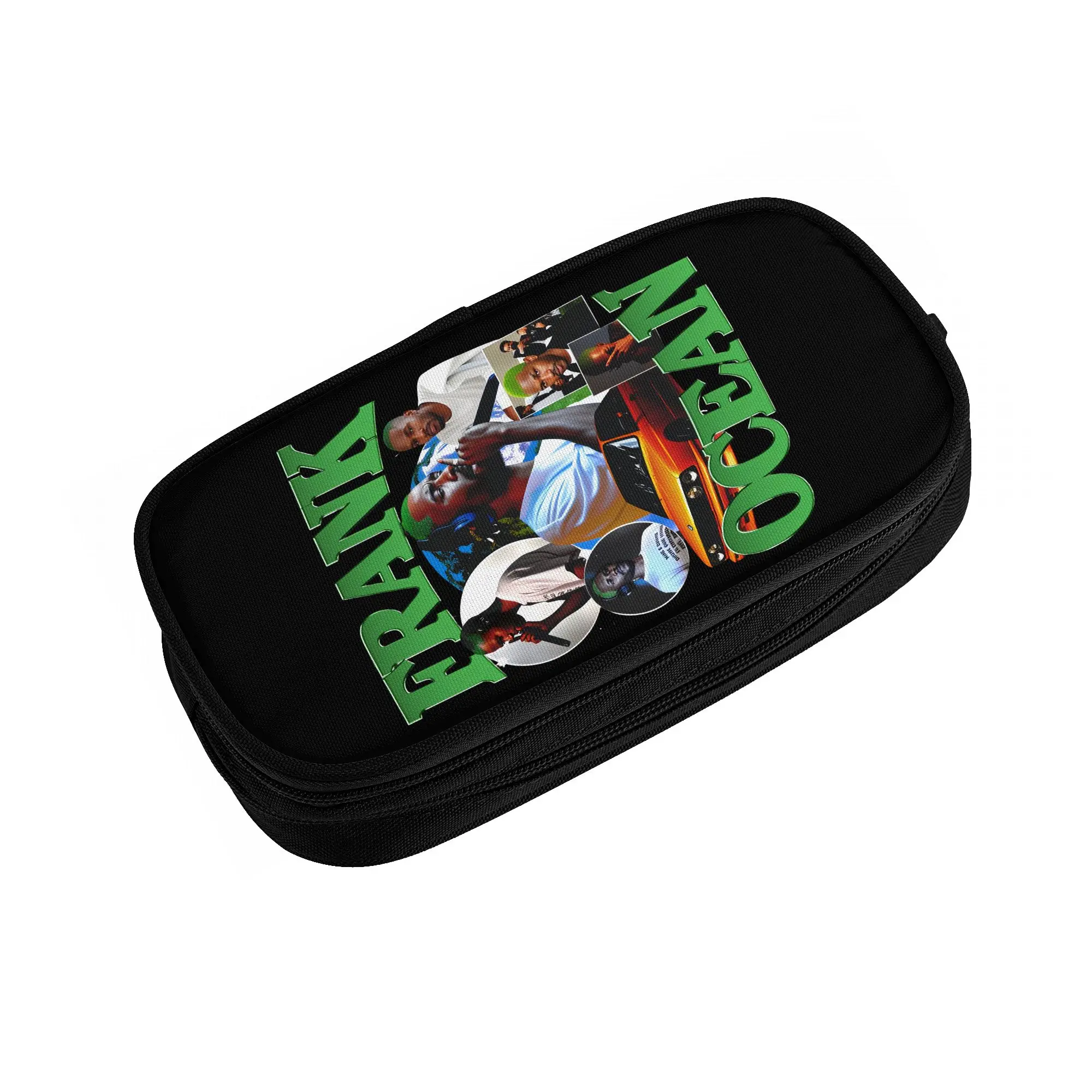 Frank Ocean Rapper Hip Hop  Kawaii Pencil Case Girls Boys Big Capacity  Pencil Bag Pouch Students Stationery