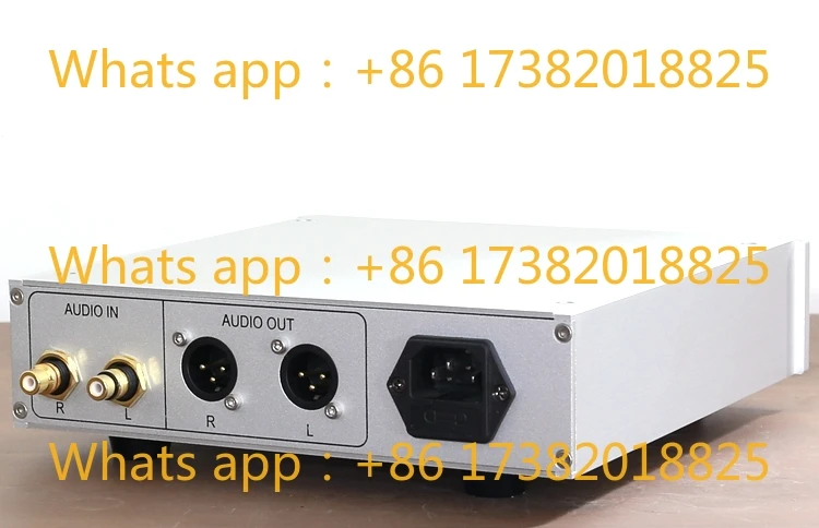 Hi-end audio converter, two-channel, single-ended to balanced, RCA to XLR, channel gain: 6.7dB, 2.1 times