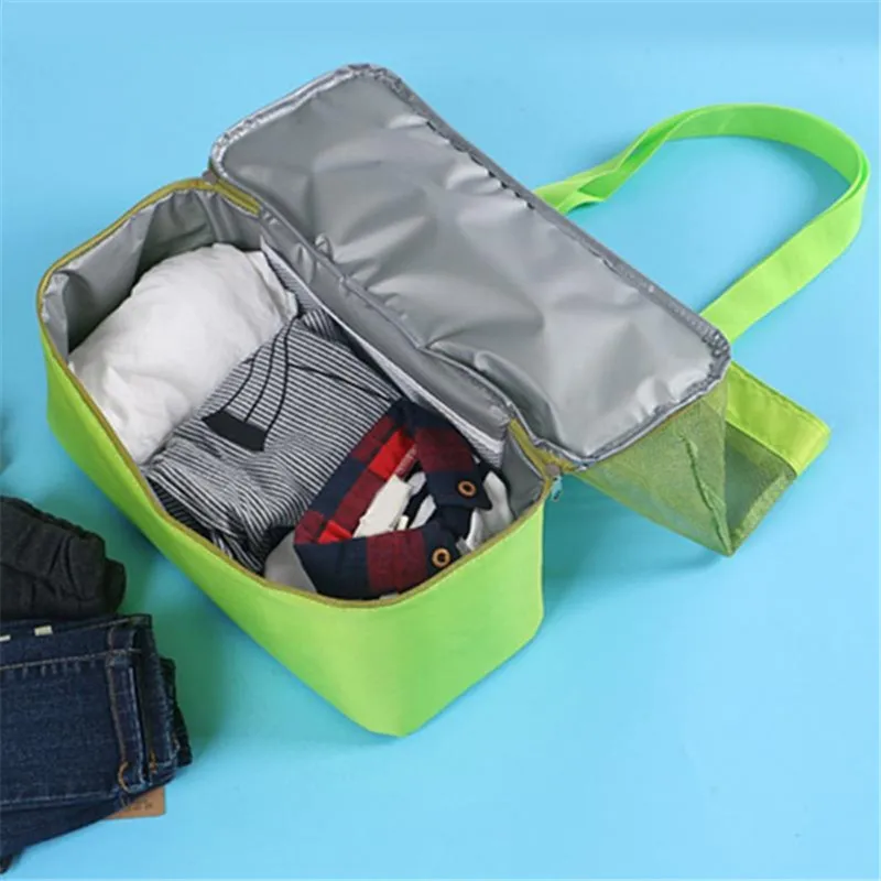 Fashion New Thermal Insulation Bag pranzo portatile utile spalla Cooler Picnic Mesh Beach Tote Food Drink Storage